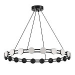 Люстра кольцевая с круглыми светодиодными источниками света Maxine Light варинант исполнения - 3 | Loft Concept в Казани