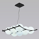 Люстра подвесная с 9-ю плафонами в форме шара Yarvi варинант исполнения - 4 | Loft Concept в Казани