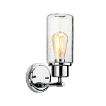 Бра с цилиндрическим прозрачным плафоном из стекла с пузырьками Elstead Lighting варинант исполнения - 1 | Loft Concept в Казани