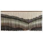 Пейзаж из нитей Макраме Wall decor Black and White Landscape варинант исполнения - 6 | Loft Concept в Казани