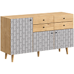 Буфет с принтом на дверцах Elise Cupboard варинант исполнения - 13 | Loft Concept в Казани