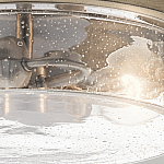 Потолочный светильник с прозрачным стеклянным плафоном с эффектом пузырьков Kichler варинант исполнения - 4 | Loft Concept в Казани