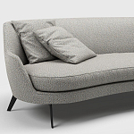 Мебельная ткань Шенилл серо-голубой цвет 142 см T4-47 варинант исполнения - 6 | Loft Concept в Казани