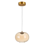 Подвесной светильник с янтарным рифленым стеклянным плафоном Ferm Living варинант исполнения - 2 | Loft Concept в Казани