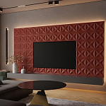 Гипсовая 3D панель с принтографией PM-11 варинант исполнения - 1 | Loft Concept в Казани