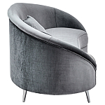 Диван с мягкой обивкой из ткани серый Ethan Sofa варинант исполнения - 1 | Loft Concept в Казани