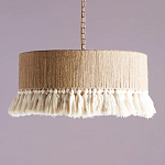 Люстра круглая плетеная с кисточками Solar Glow варинант исполнения - 6 | Loft Concept в Казани
