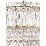 Люстра подвесная круглая из прозрачного хрусталя с золотым корпусом Selfsufficient варинант исполнения - 5 | Loft Concept в Казани