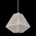 Подвесной светильник с фигурным плафоном Stone Prism варинант исполнения - 6 | Loft Concept в Казани