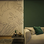 Барельеф PORTRAIT варинант исполнения - 2 | Loft Concept в Казани