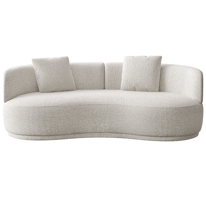 Двухместный диван Calypso Молочный в Казани | Loft Concept 