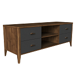ТВ-тумба с 4 ящиками и полками Tasteful Furniture варинант исполнения - 1 | Loft Concept в Казани