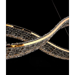 Люстра волнистой формы с фактурным хрустальным плафоном Light Delight варинант исполнения - 6 | Loft Concept в Казани