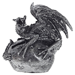 Декоративная статуэтка Дракон Silver Dragon Statuette варинант исполнения - 3 | Loft Concept в Казани