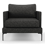 Мебельная ткань Шенилл темно-серый цвет 138 см T4-40 варинант исполнения - 6 | Loft Concept в Казани