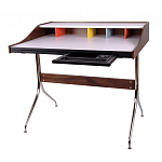 Письменный стол с 2-мя чёрными выдвижными ящиками и нишей с цветными разделителями Ballan варинант исполнения - 1 | Loft Concept в Казани