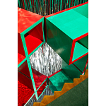 Дизайнерская разноцветная скамья Canton Bench варинант исполнения - 5 | Loft Concept в Казани