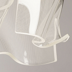 Подвесной светильник цилиндрической формы с прозрачным волнистым плафоном Wave Line варинант исполнения - 8 | Loft Concept в Казани