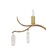 Бра с каркасом в виде веток усыпанных кристаллами Branches with Crystals варинант исполнения - 1 | Loft Concept в Казани