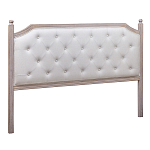 Изголовье кровати бежевое с мягкой обивкой из льна Emma Headboard варинант исполнения - 1 | Loft Concept в Казани