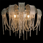 Бра с металиическими цепочками и дугообразными элементами Atlantis Chain варинант исполнения - 2 | Loft Concept в Казани