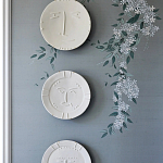 Обои ручная роспись Jasmine Standard colourway on Wood Ash slub silk варинант исполнения - 3 | Loft Concept в Казани