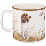 Кружка из фарфора с изображением фазанов и собаки 400 мл Hunting Porcelain Collection варинант исполнения - 1 | Loft Concept в Казани