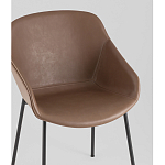 Стул Ashby экокожа светло-коричневый варинант исполнения - 3 | Loft Concept в Казани