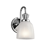 Бра с матовым ребристым плафоном в форме колокола Kichler варинант исполнения - 1 | Loft Concept в Казани