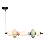 Подвесной светильник линейный с керамическими элементами 24W LED Fragrant Light варинант исполнения - 1 | Loft Concept в Казани