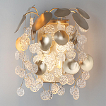 Бра с декоративными подвесками из прозрачного стекла в форме монеток FAIRYTREE Light варинант исполнения - 3 | Loft Concept в Казани