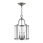 Подвесной светильник с прозрачным стеклянным цилиндрическим плафоном в классическом стиле на цепи Hinkley варинант исполнения - 5 | Loft Concept в Казани