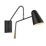 Бра черного цвета с конусным плафоном Feiss варинант исполнения - 1 | Loft Concept в Казани