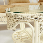 Комплект уличной мебели из ротанга Clara белый варинант исполнения - 9 | Loft Concept в Казани