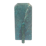 Часы погон ВС подарочные настольные из натурального камня Змеевик Military Clock варинант исполнения - 3 | Loft Concept в Казани