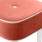 Квадратный мягкий пуф на белых ножках Winton Pouf Square варинант исполнения - 16 | Loft Concept в Казани