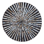 Столик с инкрустацией с перламутровым узором Dominic Black варинант исполнения - 2 | Loft Concept в Казани