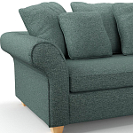 Мебельная ткань Шенилл бирюзовый цвет 138 см T4-31 варинант исполнения - 7 | Loft Concept в Казани