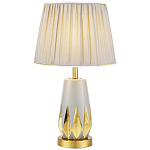 Настольная лампа с абажуром Femia Grey Gold Table Lamp варинант исполнения - 1 | Loft Concept в Казани