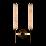 Бра с 2-мя цилиндрическими каменными плафонами Wand of Light варинант исполнения - 1 | Loft Concept в Казани