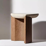 Дизайнерский журнальный стол полукруглой формы Pokun варинант исполнения - 1 | Loft Concept в Казани