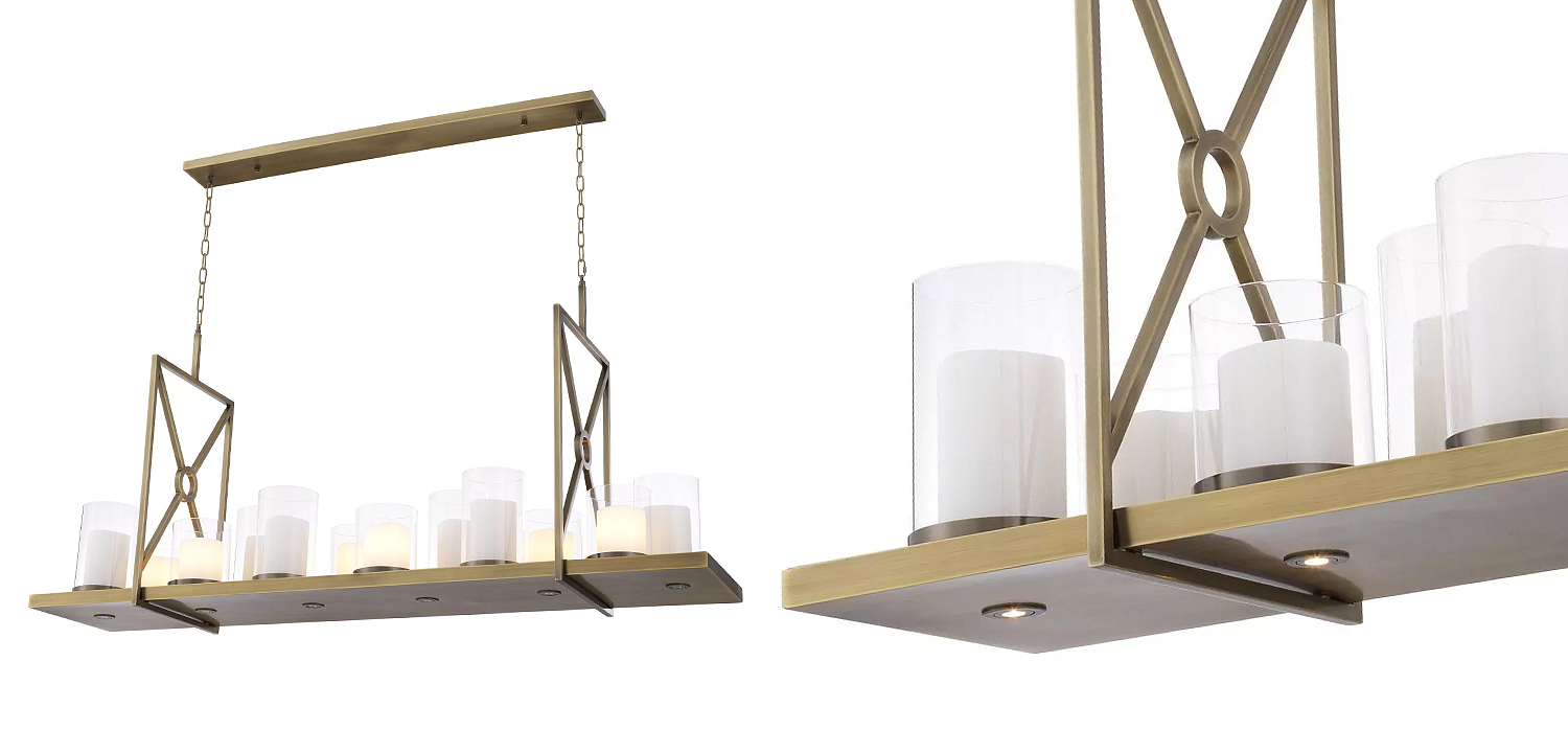 Люстра Eichholtz Chandelier Summit Brass Люстра Eichholtz Chandelier Summit Brass - Loft-Concept в Казани