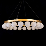 Люстра круглая с сферическими плафонами из натурального камня Phased Spheres варинант исполнения - 2 | Loft Concept в Казани