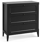 Комод с 3-мя ящиками черный Silva Black Chest of Drawers варинант исполнения - 1 | Loft Concept в Казани