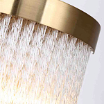 Бра с прозрачными стеклянными трубочками и металлическим основанием Nembus варинант исполнения - 3 | Loft Concept в Казани