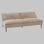 Диван современный вельветовый прямой Worcester Бежевый  варинант исполнения - 4 | Loft Concept в Казани