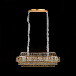 Люстра овальной формы хрустальная в неоклассическом стиле Majesty варинант исполнения - 2 | Loft Concept в Казани