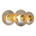 Бра из трех стеклянных фактурных дисков Eyepiece варинант исполнения - 3 | Loft Concept в Казани