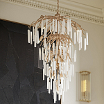 Люстра многоярусная с трубчатыми подвесками Dripping Crystals варинант исполнения - 5 | Loft Concept в Казани