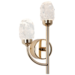 Бра с декором в виде кристаллов из хрусталя Kenneth Crystal Stone Sconce варинант исполнения - 1 | Loft Concept в Казани